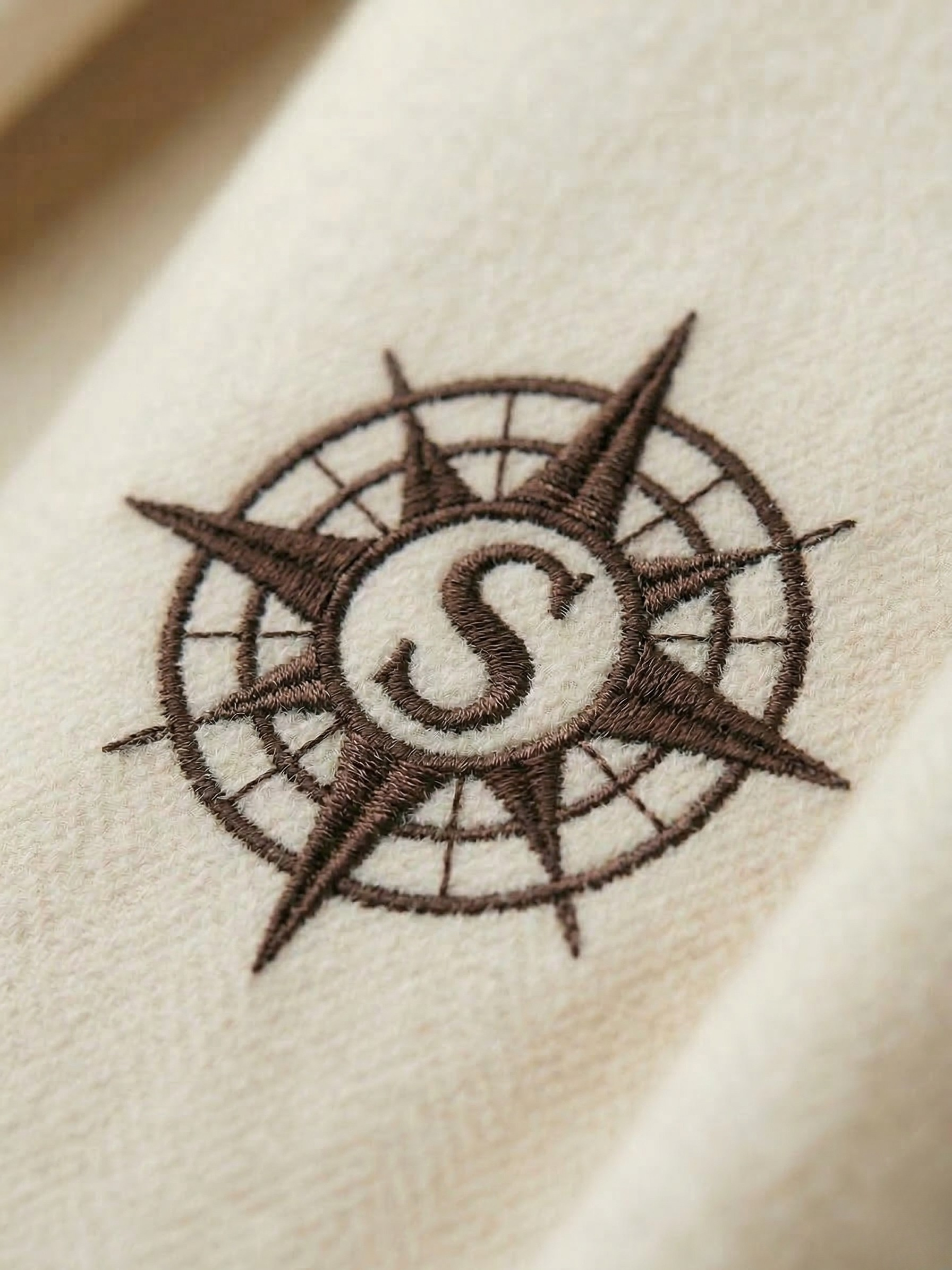 Stickerei Detail Steinerlized